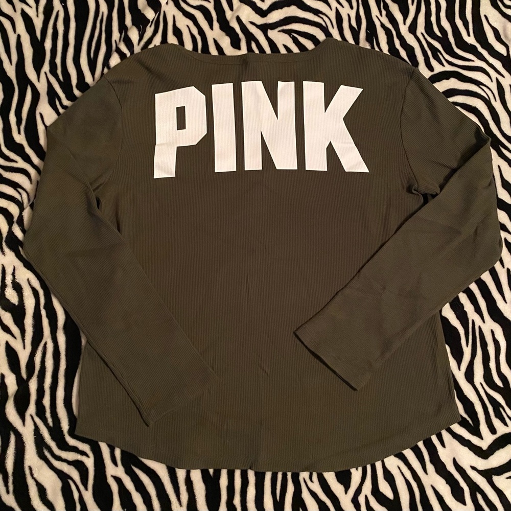 VS Pink long sleeve shirt size large